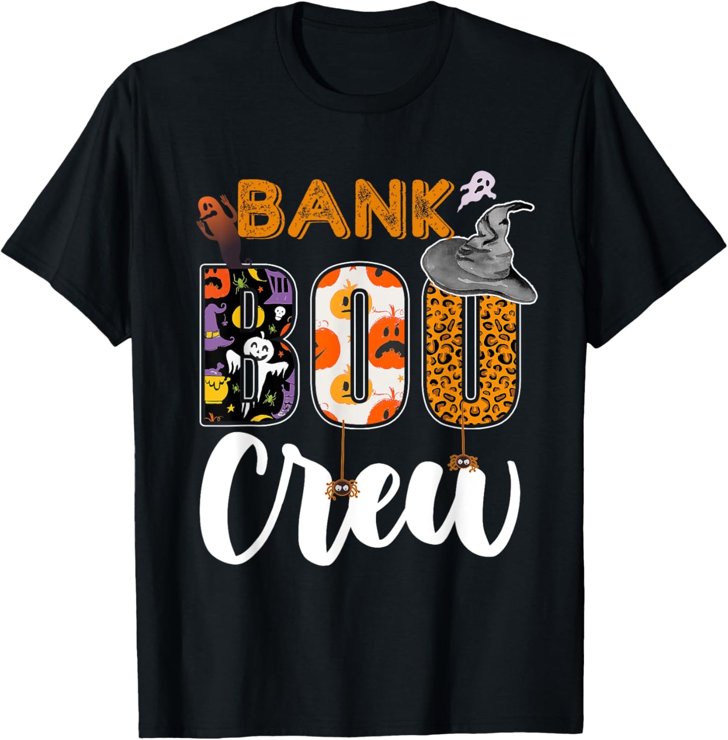 Bank Boo Crew Halloween Matching Banker T-Shirt - T-Shirt | Black