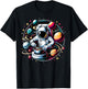 Cool Galaxy Astronaut Chef T-Shirt - T-Shirt | Black