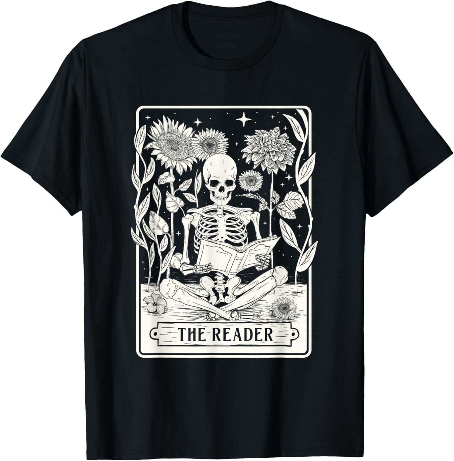 The Reader - Book Lover Reading Bookworm Reader T-Shirt - T-Shirt | Black