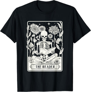 The Reader - Book Lover Reading Bookworm Reader T-Shirt - T-Shirt | Black