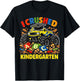 I Crushed Kindergarten Monster Truck Graduation Boys Kids T-Shirt - T-Shirt | Black