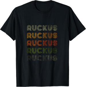 Love Heart Ruckus Grunge Vintage Style Black Ruckus T-Shirt - T-Shirt | Black