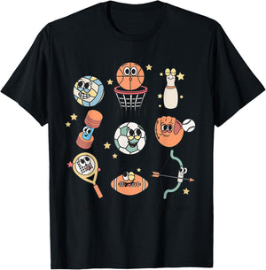 Cute Adapted Physical Education Teacher Sports Ape Teacher T-Shirt - T-Shirt | Black