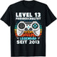 Level 13 Years Birthday Shirt Boy Gamer 2013 Birthday T-Shirt - T-Shirt | Black
