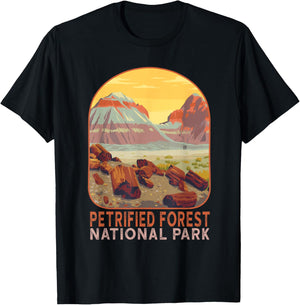 Petrified Forest National Park Arizona Mountain Hiking T-Shirt - T-Shirt | Black