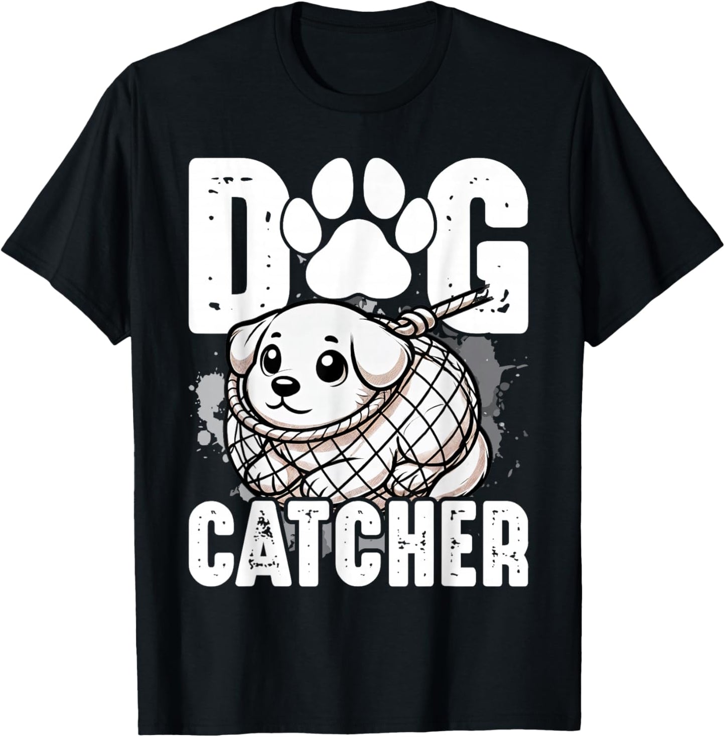 Dog Catcher Matching Costume T-Shirt - T-Shirt | Black