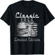 Classic 1955 Limited Edition Retro Motorcycle 70th Birthday T-Shirt - T-Shirt | Black