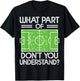 Soccer Coach Funny What Part of Soccer Don't You Understand T-Shirt - T-Shirt | Black