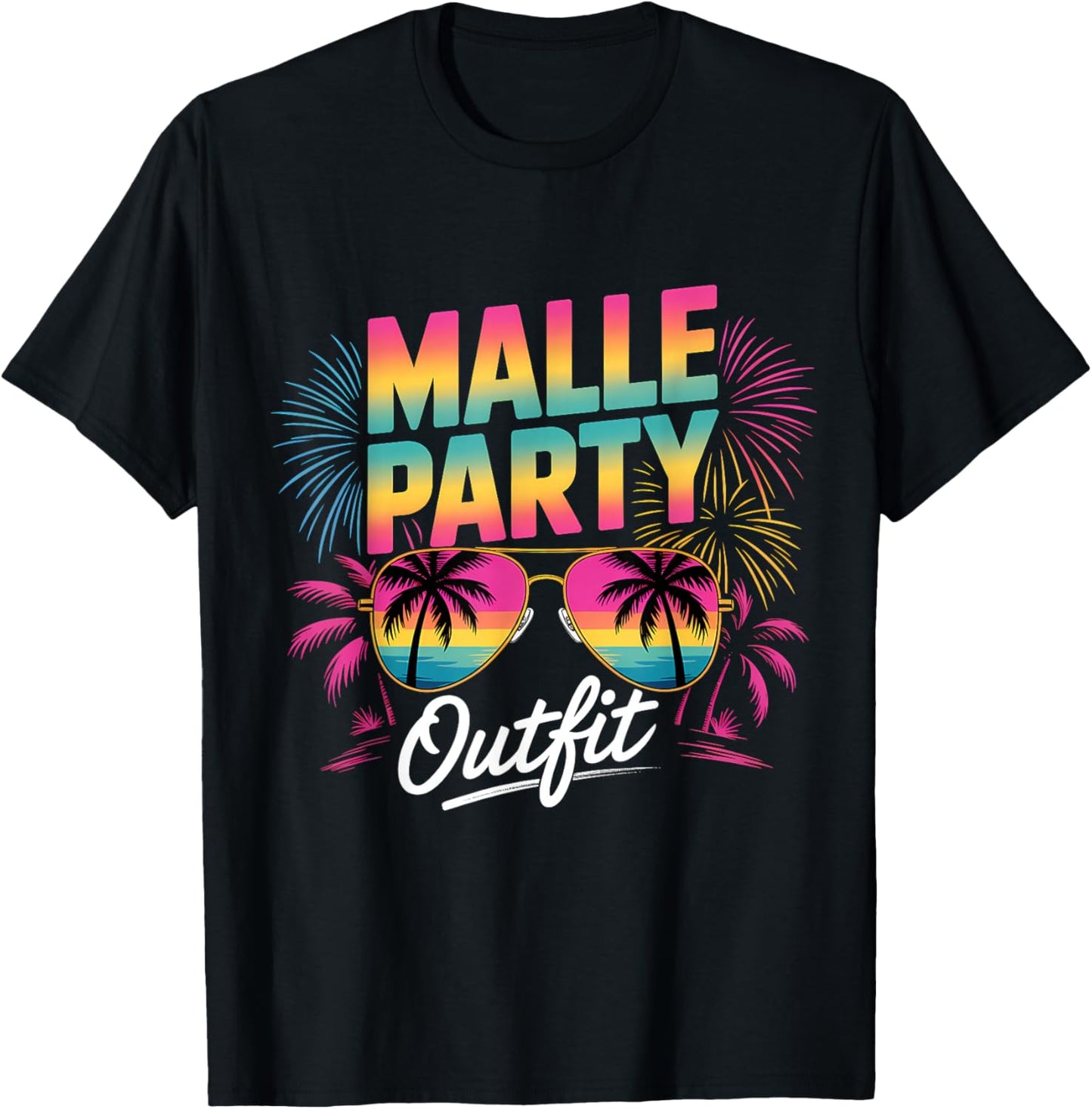 Malle Party Outfit Mallorca T-Shirt - T-Shirt | Black