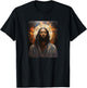 Jesus Christ African American Black In Prayer Face Of Jesus T-Shirt - T-Shirt | Black
