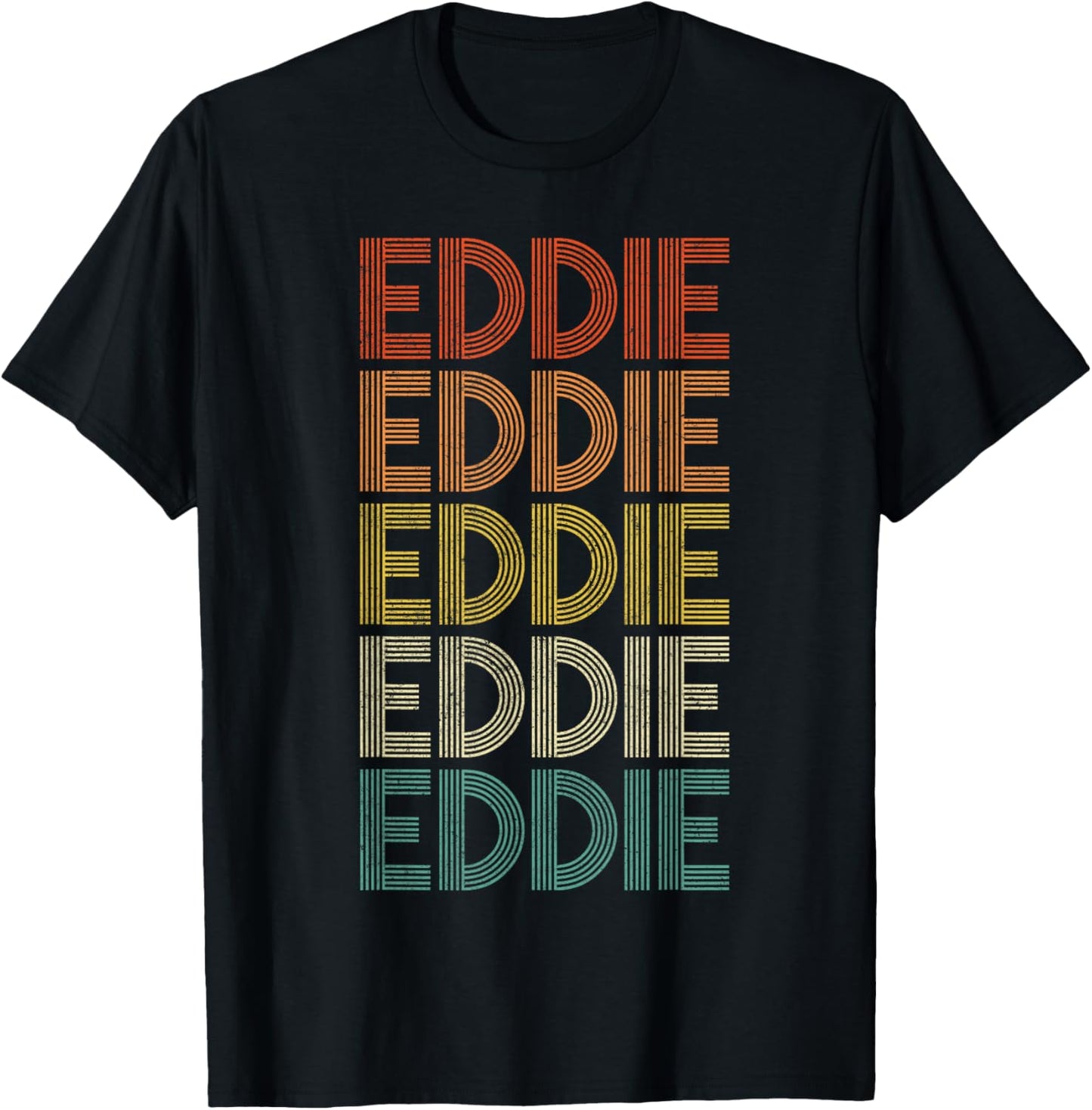 Eddie Retro Vintage T-Shirt - T-Shirt | Black