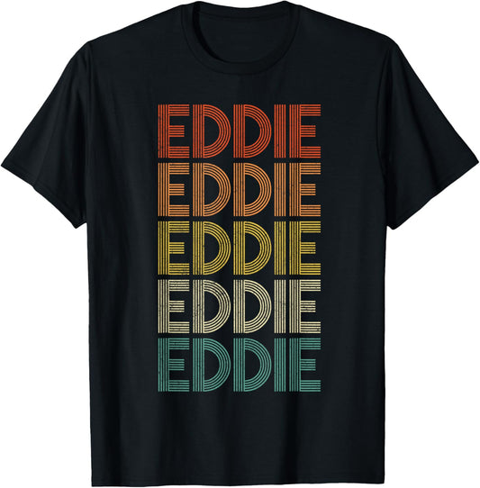 Eddie Retro Vintage T-Shirt - T-Shirt | Black