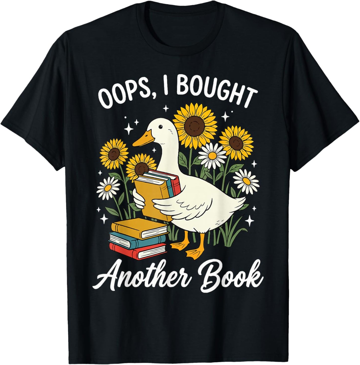 Oops I Bought Another Book T-Shirt - T-Shirt | Black