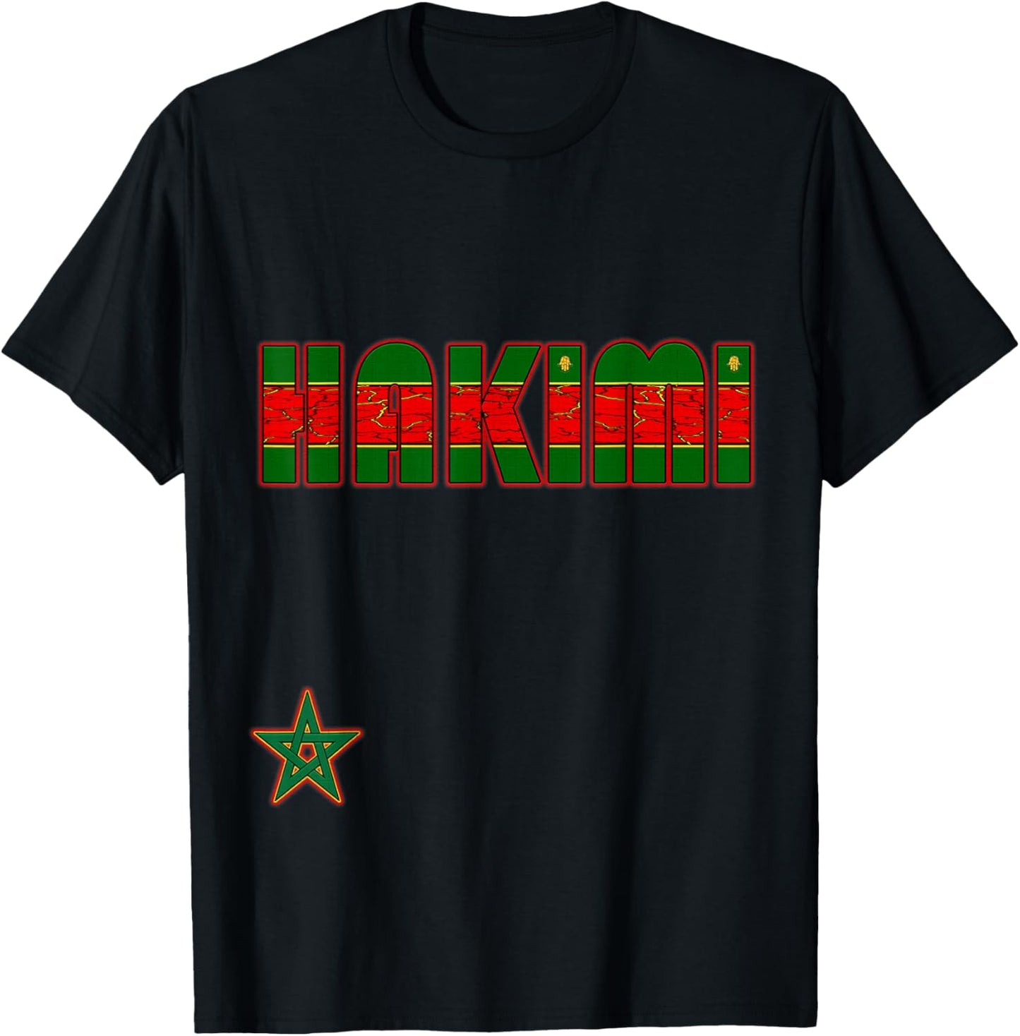 Casablanca Morocco HAKIMI T-Shirt - T-Shirt | Black