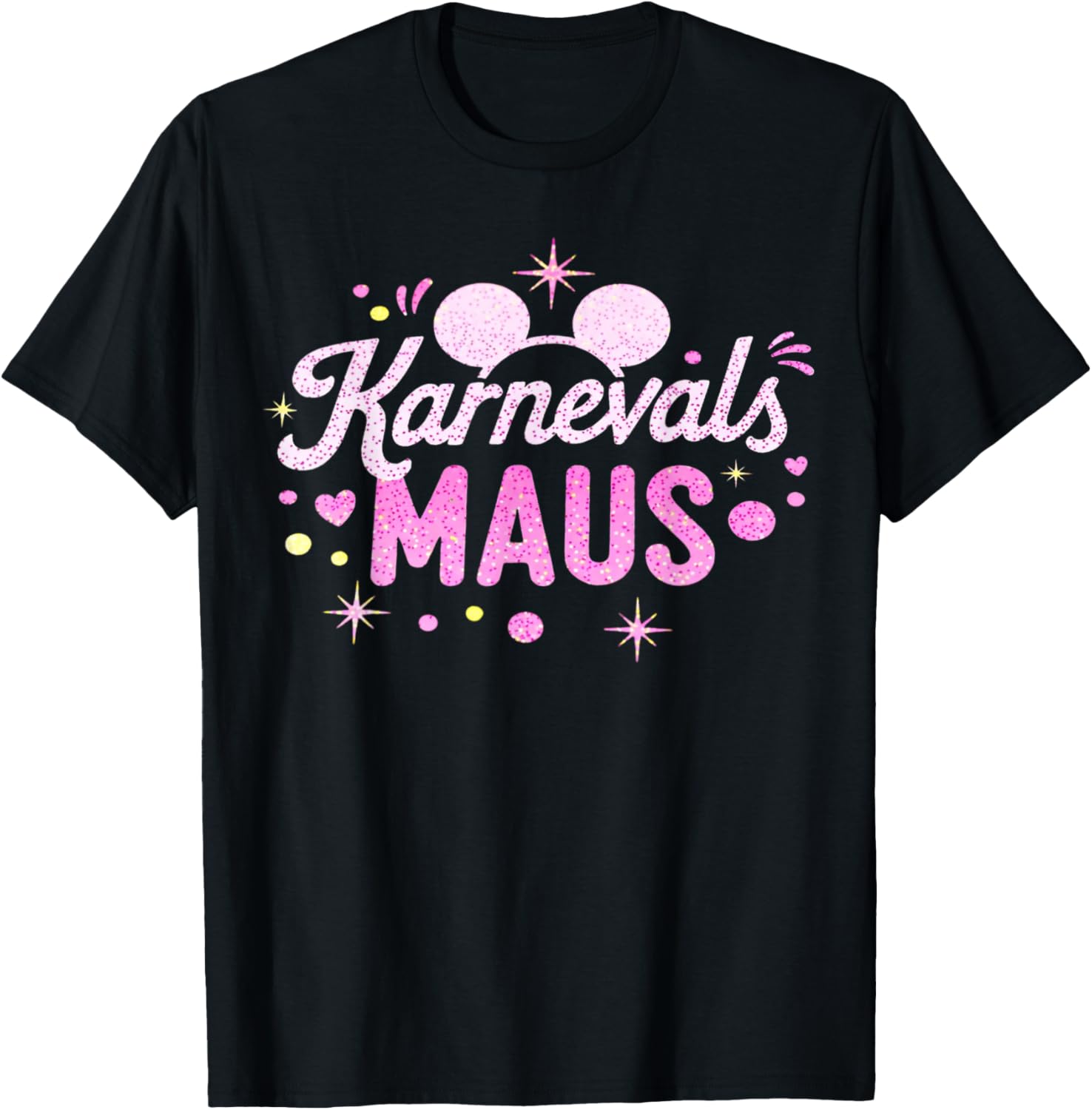Carnival Mouse Outfit Cute Fancy Dress Motif Party T-Shirt - T-Shirt | Black