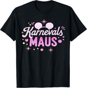 Carnival Mouse Outfit Cute Fancy Dress Motif Party T-Shirt - T-Shirt | Black