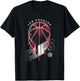 Los Angeles Clippers NBA Lightning Bolt Basketball Logo - -Adults - Black - Small - Short Sleeve - - Modern - Solid - - 1 Count T-Shirt - T-Shirt | Black