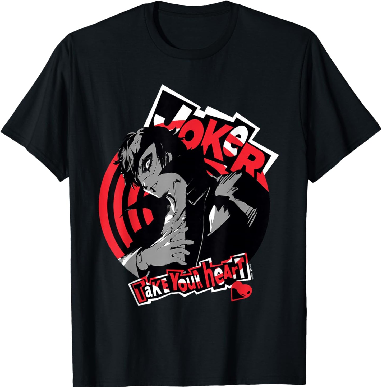 Persona 5 Joker Take Your Heart ATLUS T-Shirt - T-Shirt | Black