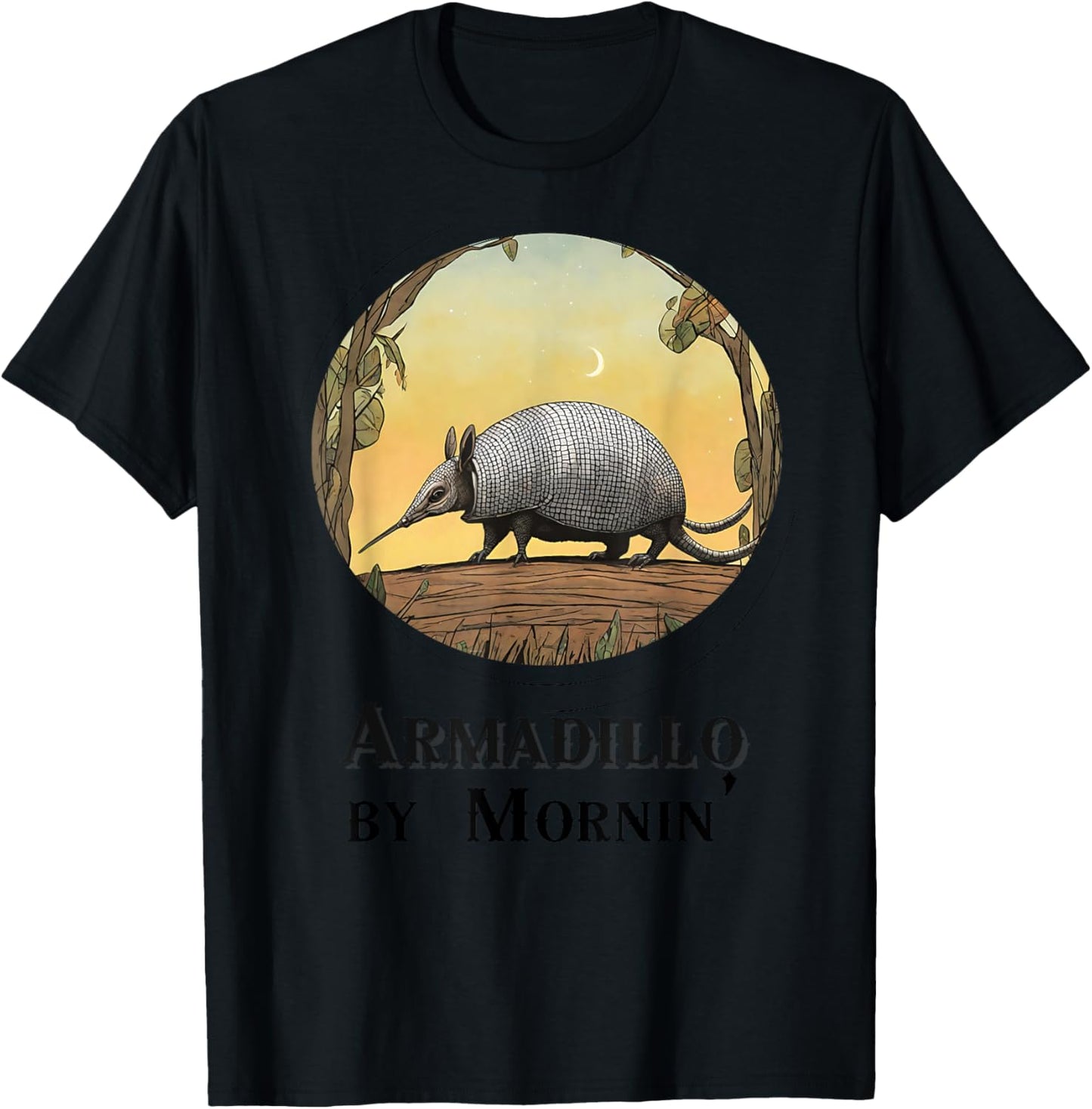 Armadillo by Morning T-Shirt - T-Shirt | Black