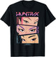 Kpop Demon Hunters Huntrix Eyes Comic Strip T-Shirt - T-Shirt | Black