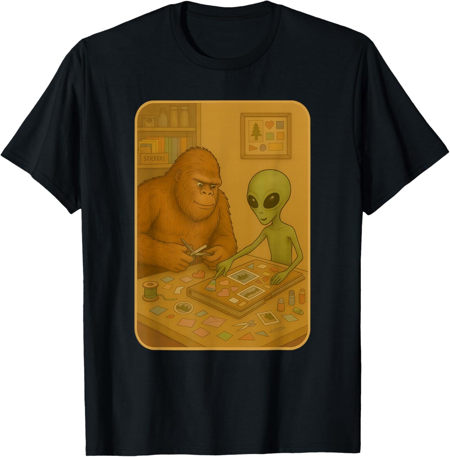 Funny Scrapbooking Meme T-Shirt - T-Shirt | Black