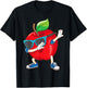 Apple Art - Men, Women & Kids - Apple Picking & Loving T-Shirt - T-Shirt | Black