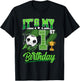 It's My 1st Birthday Boy Soccer Ball 1 Year Old Birthday T-Shirt - T-Shirt | Black