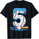 5th Birthday Boy Baseball Ice Cream Drip 5 Year Old Party T-Shirt - T-Shirt | Black