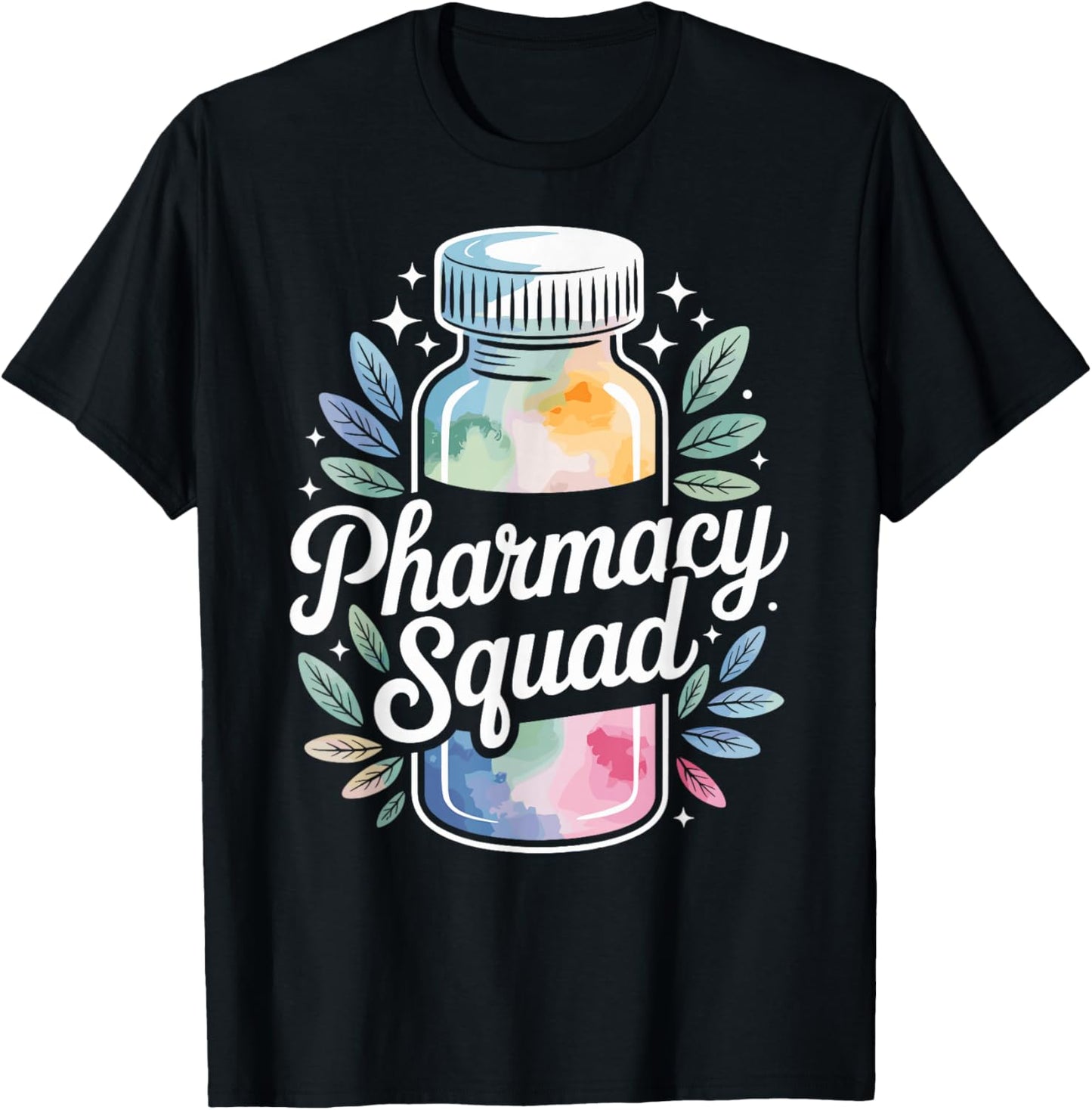 Funny Pharmacy Squad T-Shirt - T-Shirt | Black