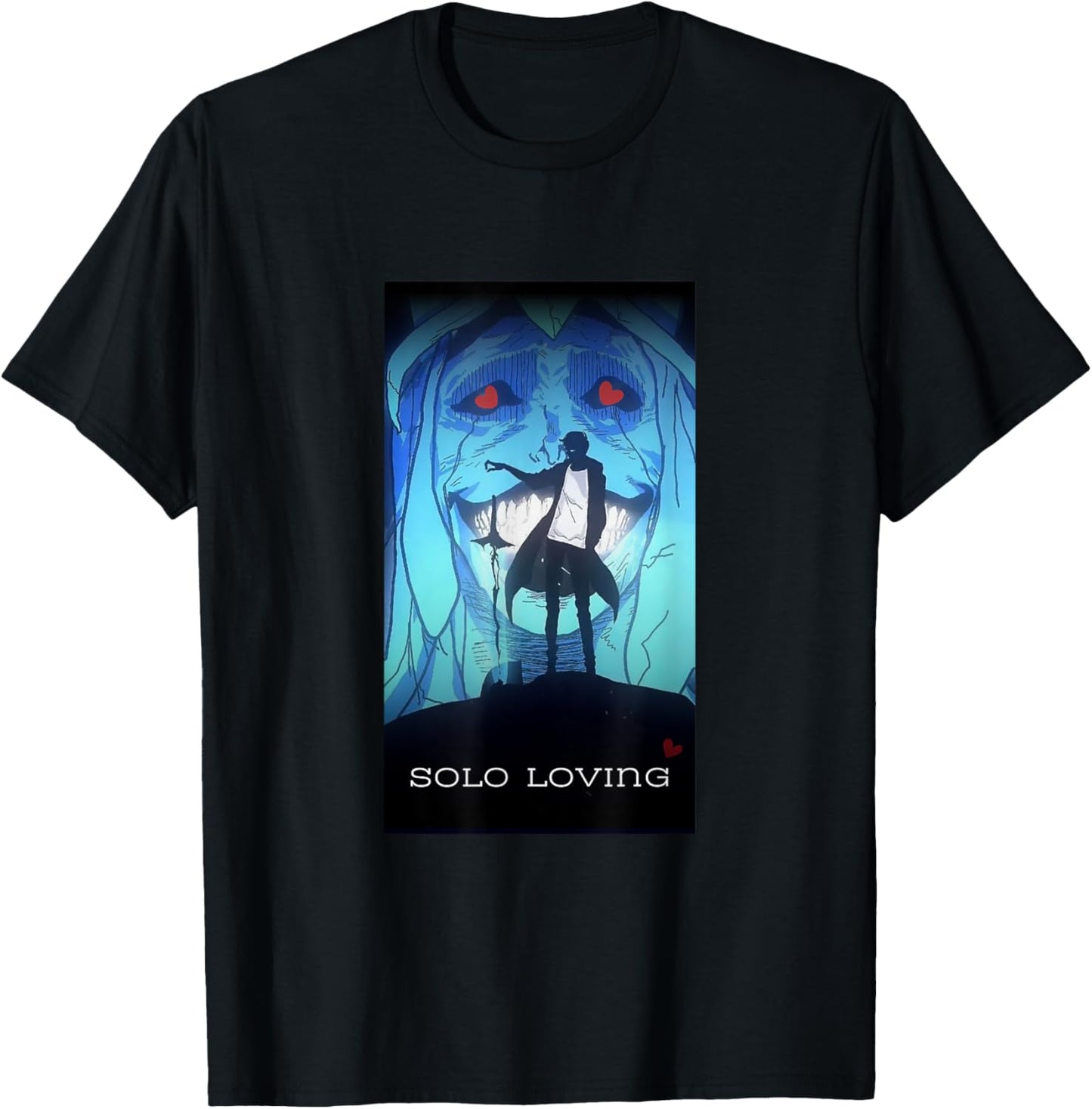 Solo Loving - anime for japanese cartoon lovers lovers , Black, S T-Shirt - T-Shirt | Black