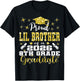 Proud Lil Brother of 8th Grade Graduate 2026 Middle T-Shirt - T-Shirt | Black