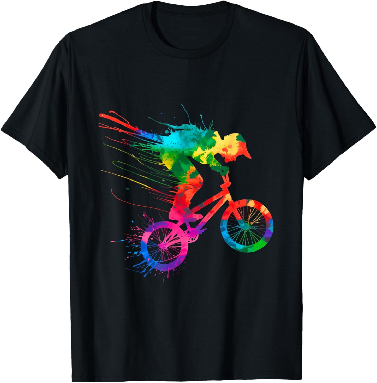 BMX Bike Stunt Rider Boys Children Cool BMX Stunt T-Shirt - T-Shirt | Black
