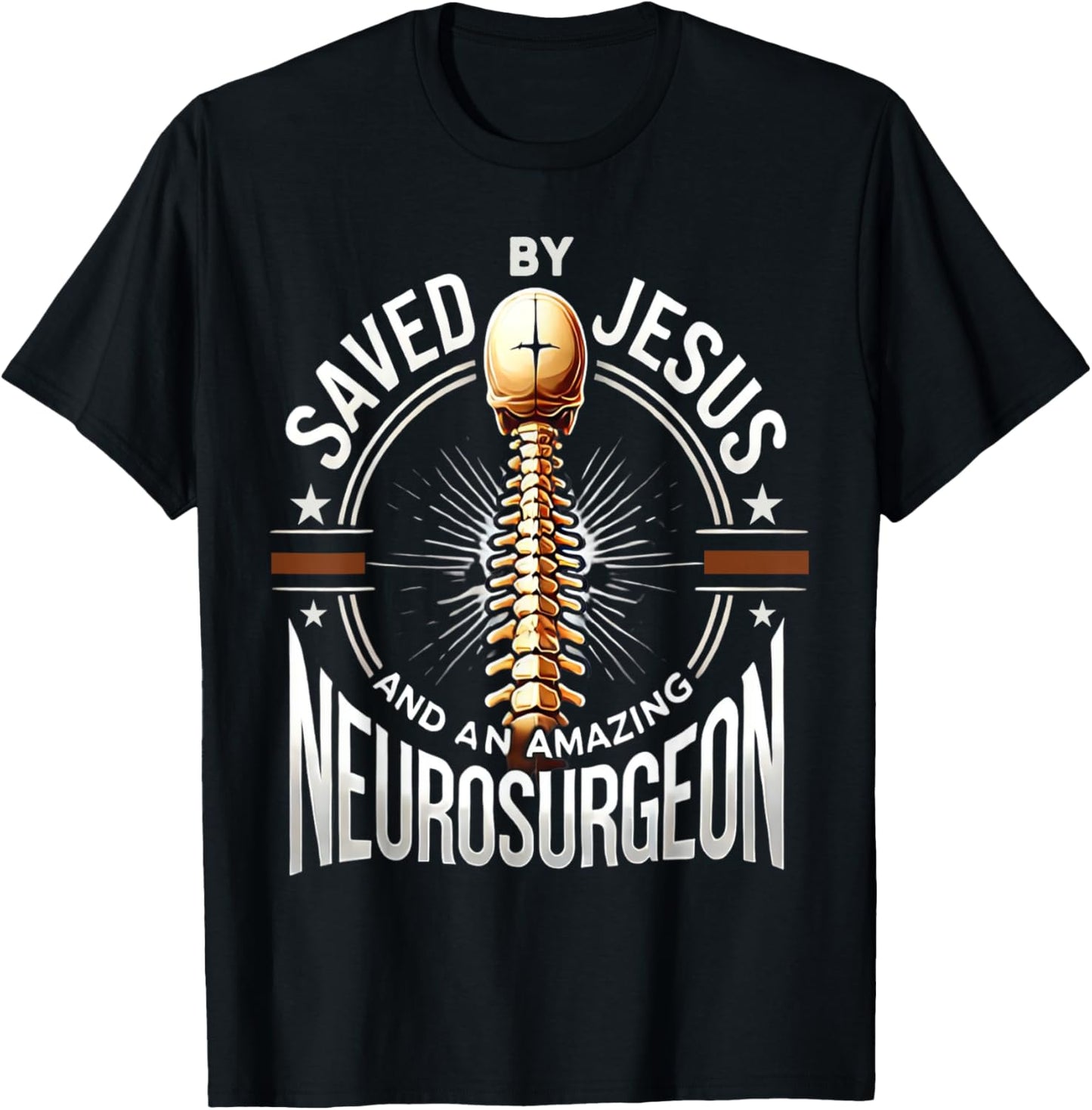 Back Neck Surgery Women Physical Therapy Rehab Jesus T-Shirt - T-Shirt | Black