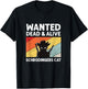 Quantum Mechanic Funny Clothing & Gifts Schrdinger's Cat Paradox T-Shirt - T-Shirt | Black
