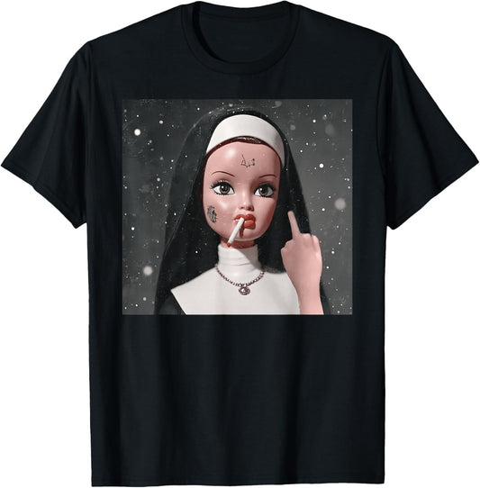 Disgusted Face Meme Doll Babe X Only Baby Love Date Fans T-Shirt - T-Shirt | Black