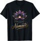 Namaste Lotus Flower Spiritual Yoga Lover Meditation Zen T-Shirt - T-Shirt | Black
