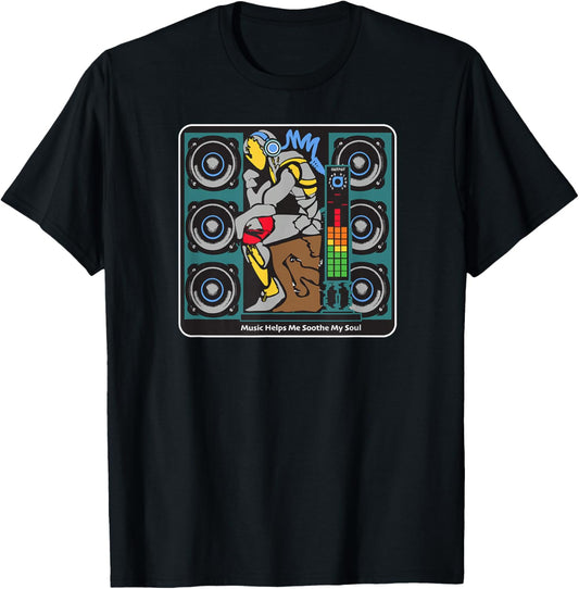Music 2 My Soul - Original Art Apparel, Color Wheel Edition T-Shirt - T-Shirt | Black