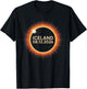 Total Solar Eclipse Iceland August 12, 2026 T-Shirt - T-Shirt | Black