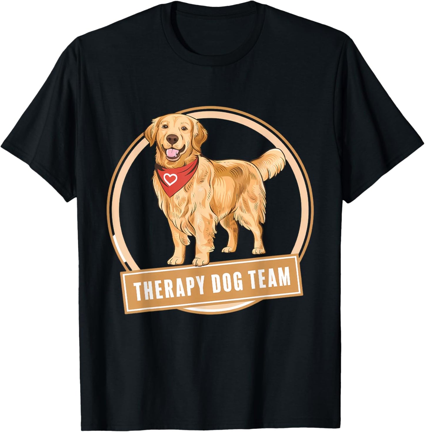 Therapy Dog Team Men Women Girls Kids T-Shirt - T-Shirt | Black