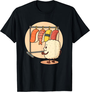 Sushi Wardrobe - Japan Lover Japanese Cuisine Chef T-Shirt - T-Shirt | Black