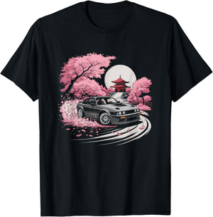 Japanese Car Men JDM Japan Street Racing Streetwear T-Shirt - T-Shirt | Black