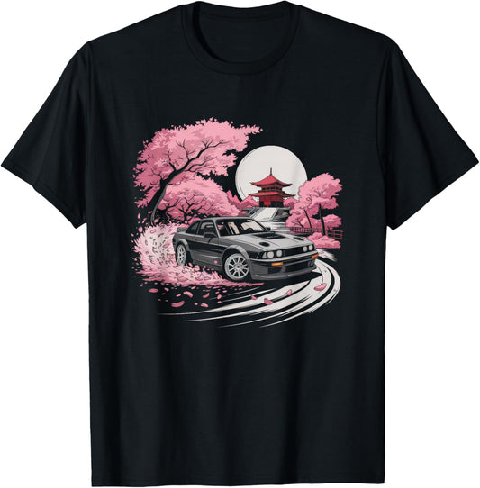 Japanese Car Men JDM Japan Street Racing Streetwear T-Shirt - T-Shirt | Black
