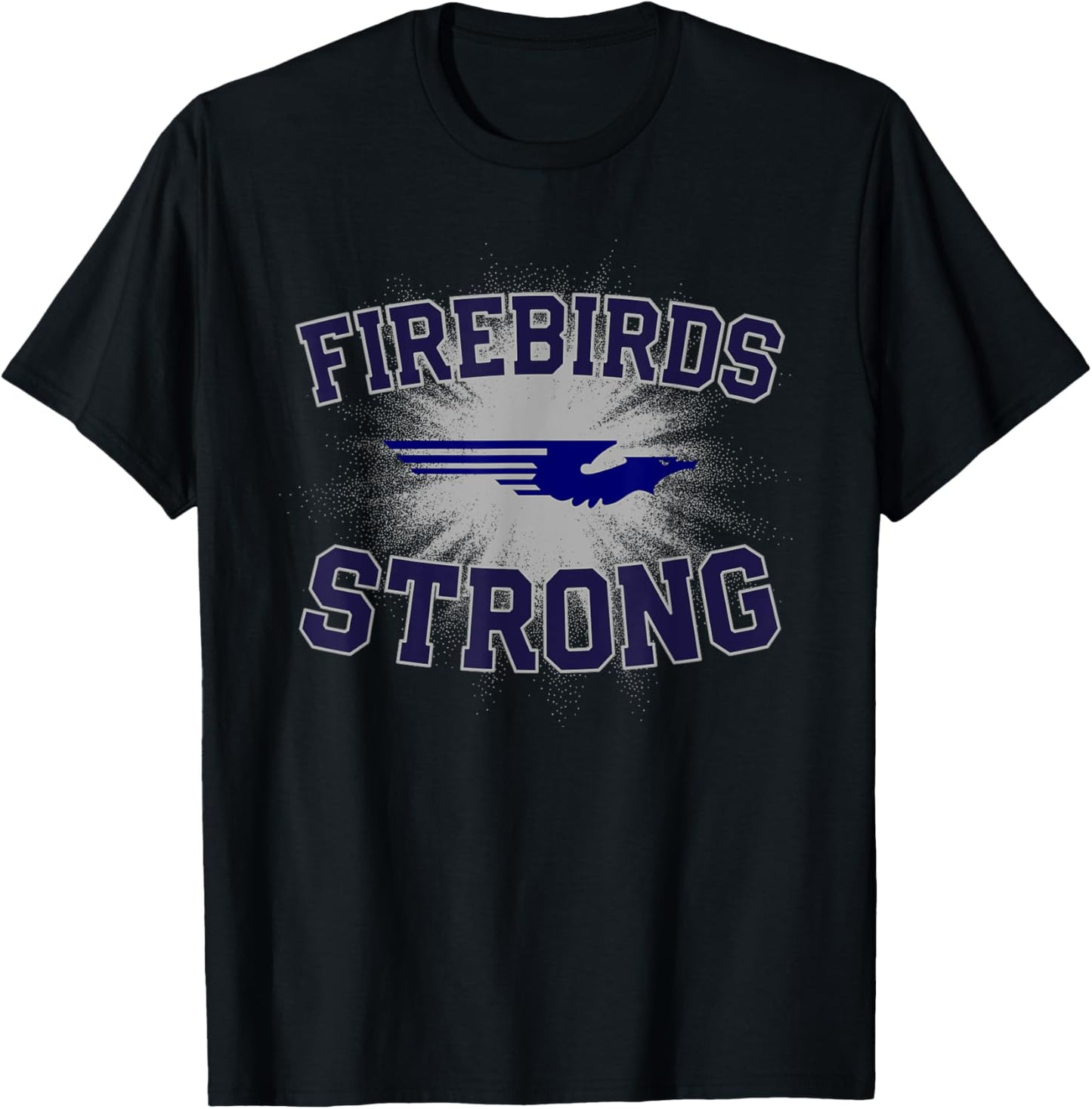 Kettering Fairmont Firebirds Logo Strong Flag HS T-Shirt - T-Shirt | Black