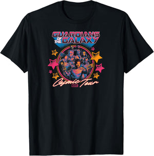 Guardians of The Galaxy - Cosmic Band Tour T-Shirt - T-Shirt | Black