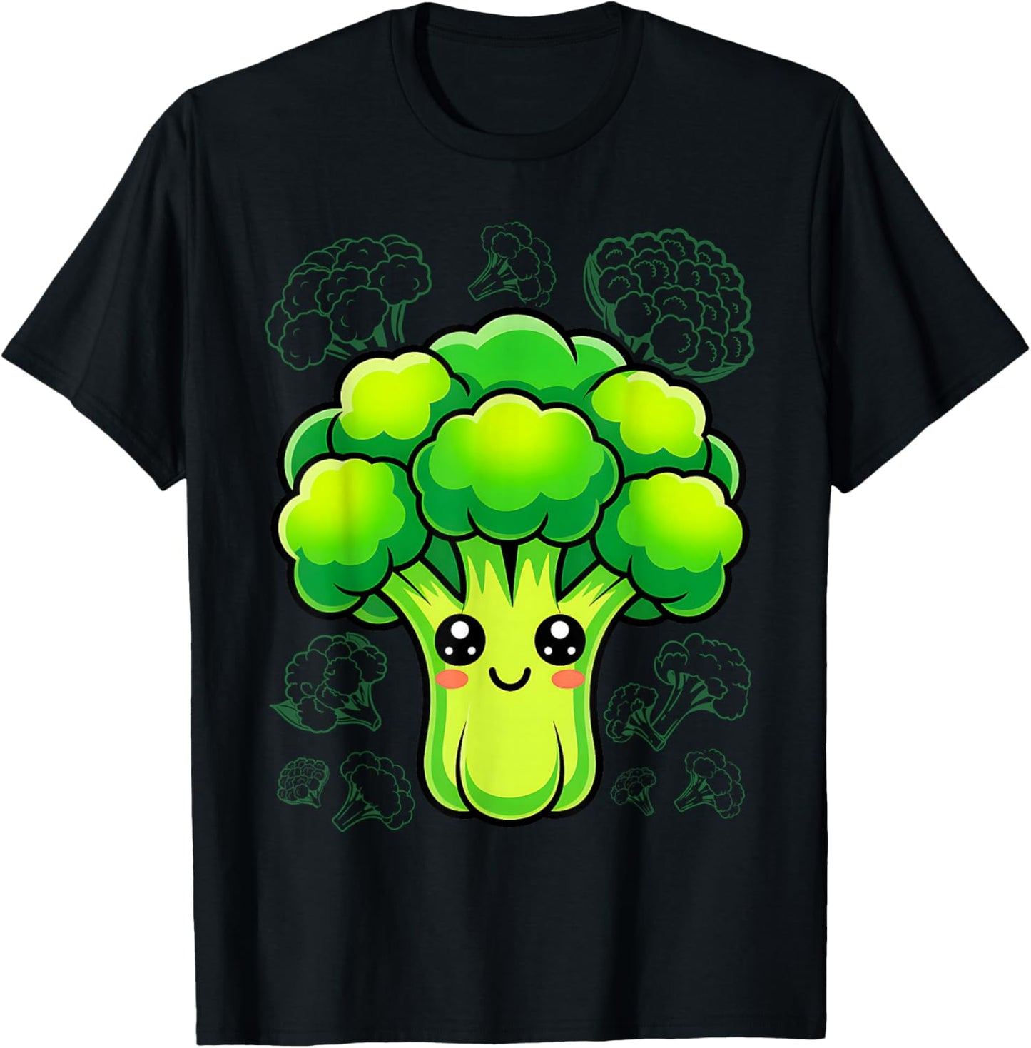 Broccoli Halloween Costume Matching Adult Kids Toddler 5T 4T T-Shirt - T-Shirt | Black