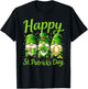 Zwerge Happy Saint Patricks Day Feier St. Patrick Day T-Shirt - T-Shirt | Black