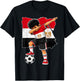 Dabbing Fußball Ägypten Trikot Junge Ägypter Jungen Fußball T-Shirt - T-Shirt | Black