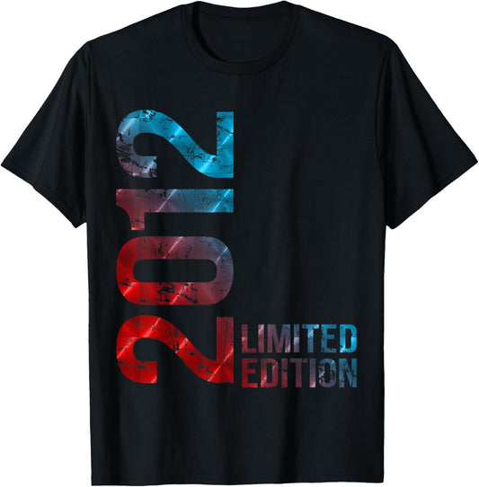 14th Birthday Man Woman 14 Years 2012 T-Shirt - T-Shirt | Black