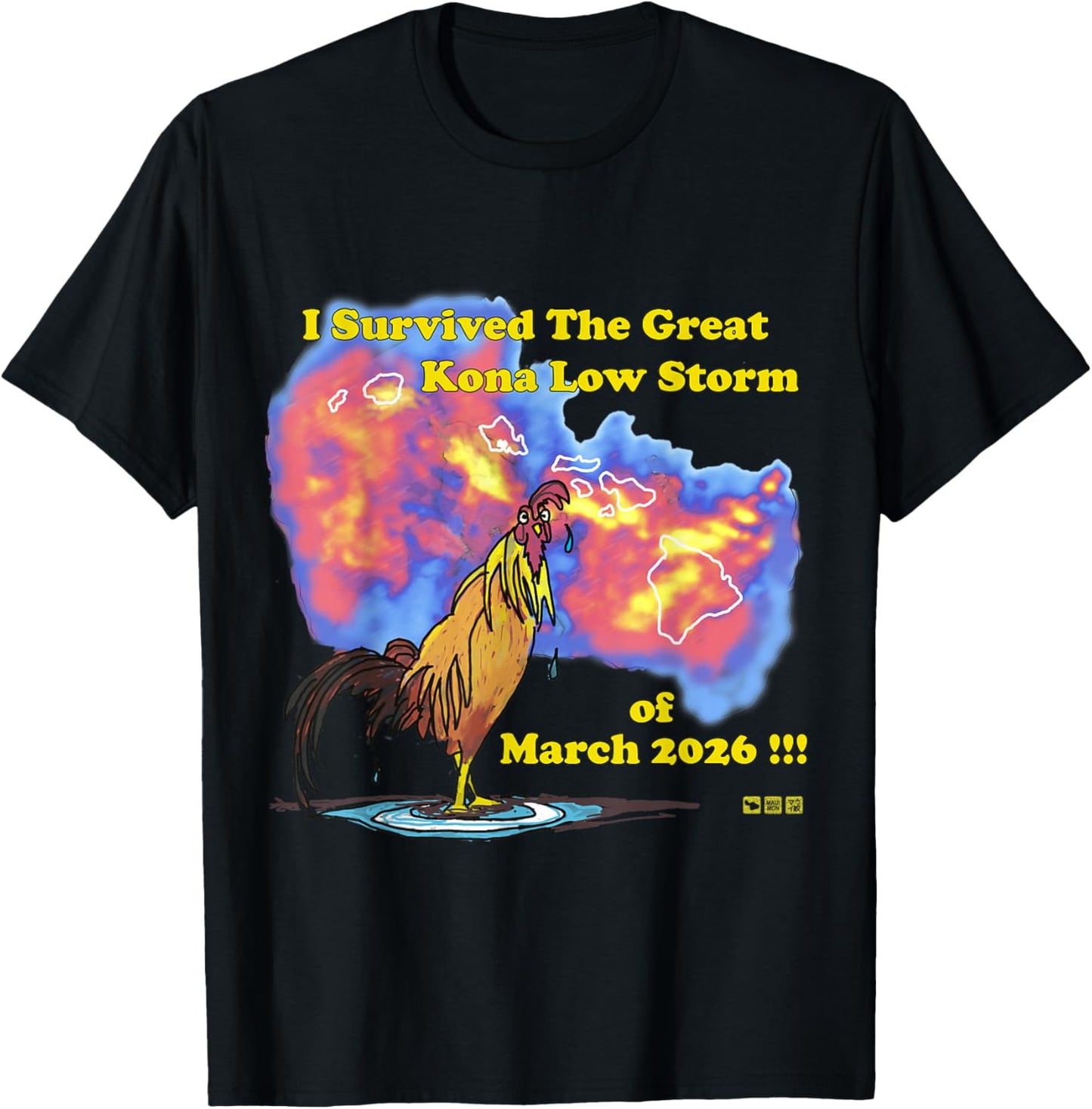 The Great Kona Low Storm! T-Shirt - T-Shirt | Black
