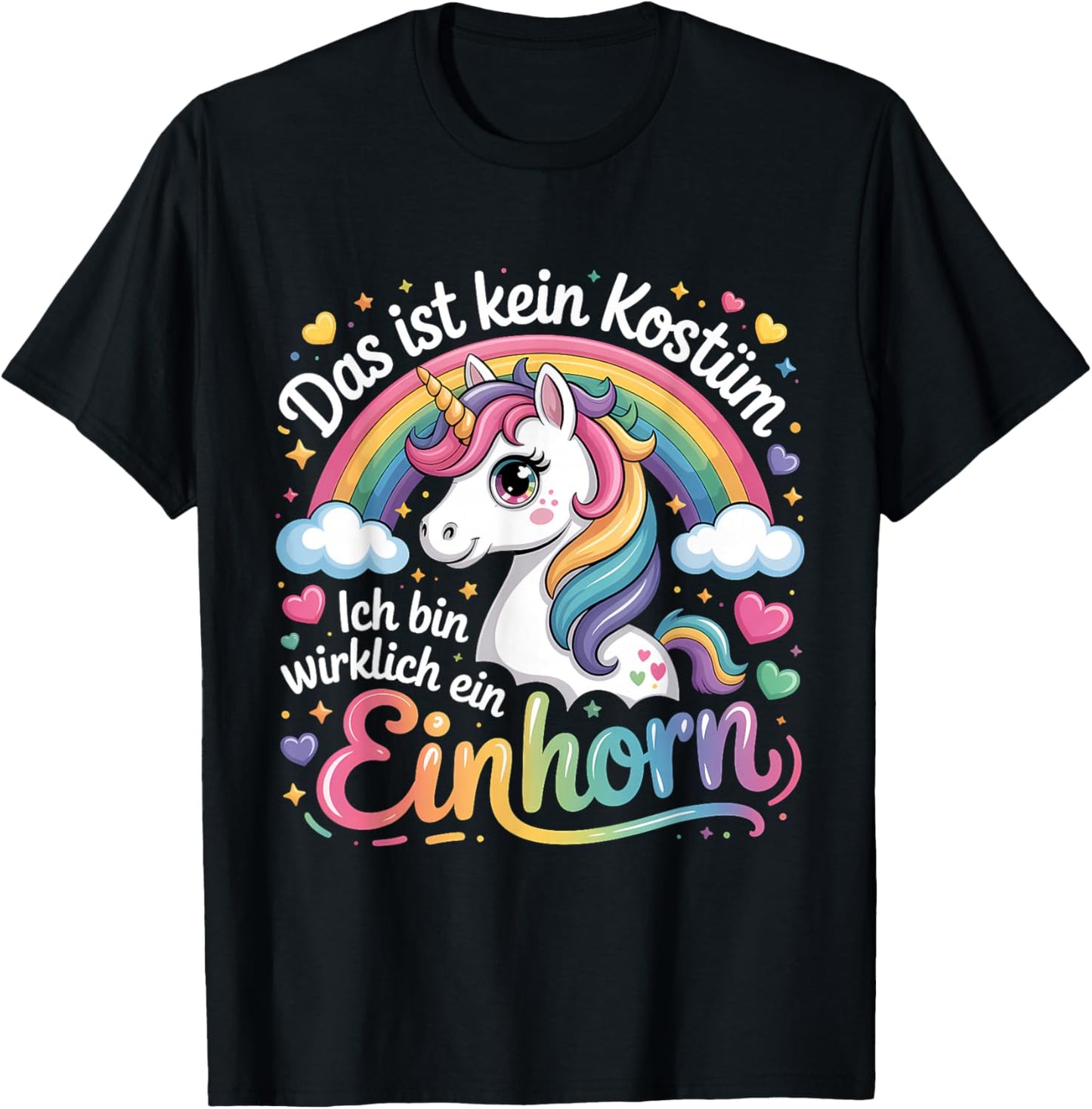 Das Ist Kein Kostüm Ich Bin wirklich ein Einhorn Carnival T-Shirt - T-Shirt | Black